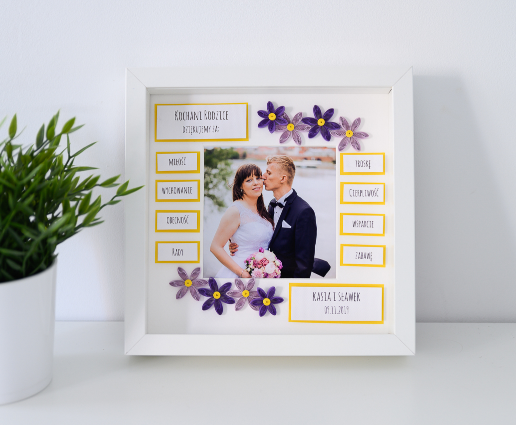 You are currently viewing Wedding thank you gift for parents – Decorative photo frame