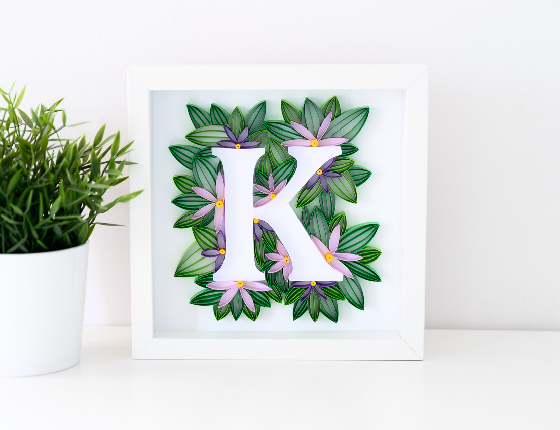 Read more about the article Personalized Nursery Wall Decor – Floral Letter K