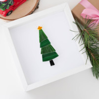 Choinka z papieru – dekoracja świąteczna