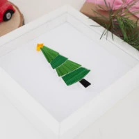Choinka z papieru – dekoracja świąteczna