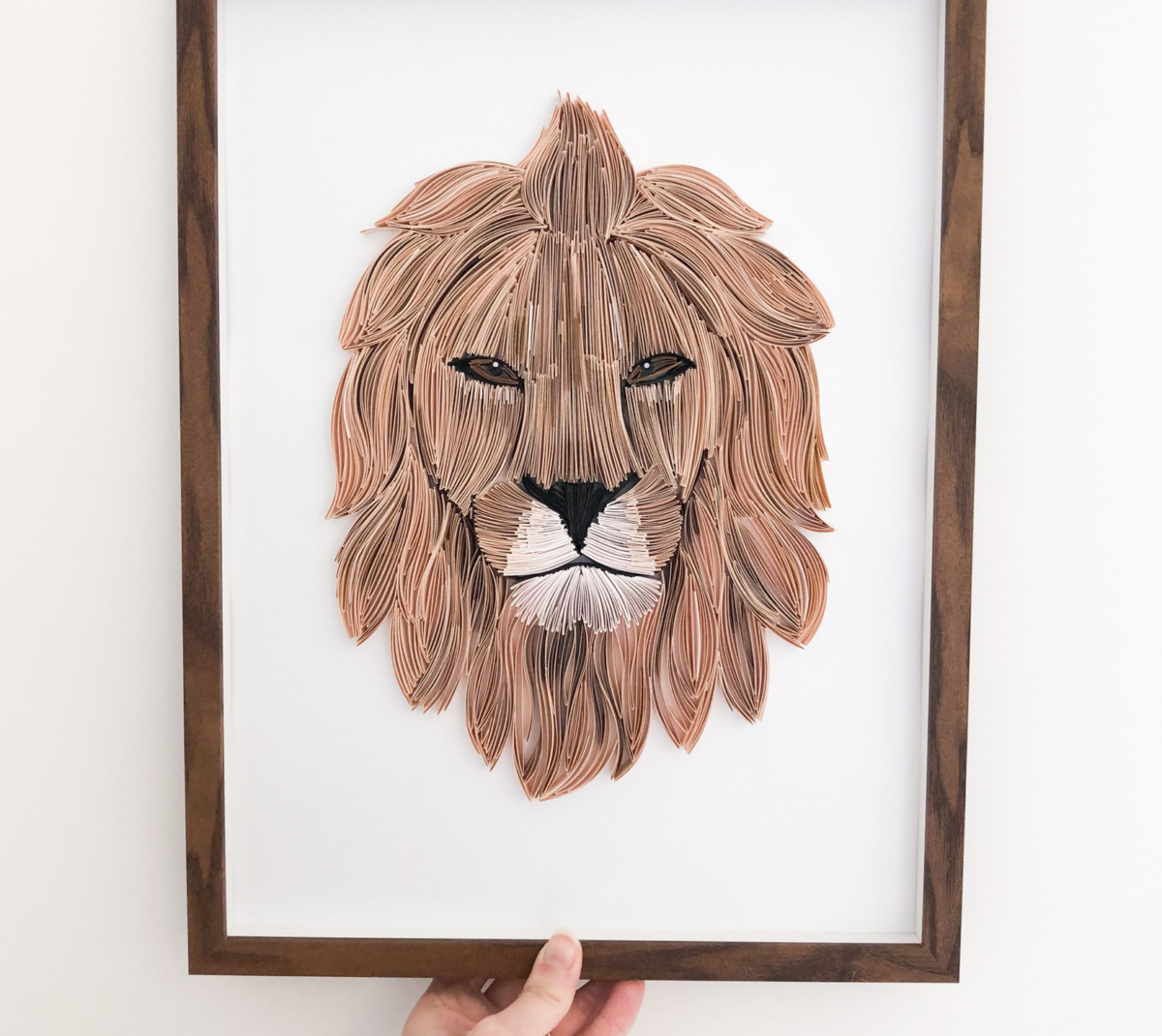 etsy paper artist 3d animals